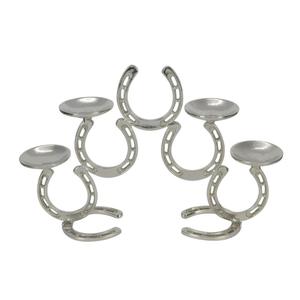Horse <b>Shoe</b> Style Decorative Candle Jar Stand Heat Resistance - Product Image 1