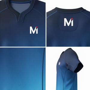 ชุดรักบี้แบบสั่งทำคุณภาพสูง ผลิตจากโพลีเอสเตอร์รีไซเคิล เป็นมิตรต่อสิ่งแวดล้อม ระบายอากาศได้ดี ขายส่งแบบ OEM - Product Image 5