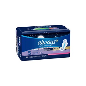 Serviettes hygiéniques Premium Always Ultra Thin, haute absorption, protection féminine, confort optimal pour un usage quotidien - Product Image 6
