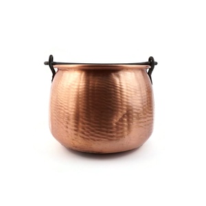 Macetero de metal de diseño moderno, minimalista, industrial y vintage - Product Image 3