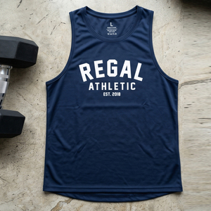 OEM Racerback Muscle Fit Tank Tops 100% Polyester Moisture Wicking Breathable Quick Dry Eco-Friendly <b>Singlet</b> Tops <b>for</b> <b>Men</b> - Product Image 2