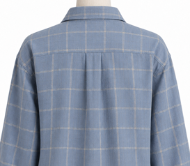 Camisa de Seda 100% para Mujer, Lisa, con Mangas Largas, Bolsillo en el Pecho, Corte Regular, Blusa con Botones para Oficina, Uso Diario, Estilo Vintage, para Todas las Temporadas - Product Image 4