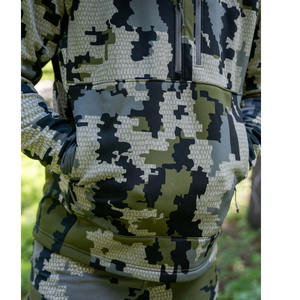 เสื้อฮู้ดลายพรางสำหรับล่าสัตว์ ขายส่ง เสื้อฮู้ดผู้ชายเท่ห์ๆ ผ้าคอตตอนผสมเนื้อหนัก ซักแบบวินเทจ สไตล์ลำลองกลางแจ้ง ลายพราง - Product Image 6