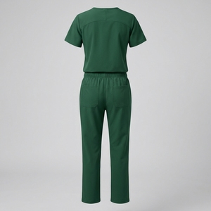 High Quality Wholesale Hygroscopic and Perspiratory V-neck Breathable and Comfortable Leisure Pet Clinic Dentist Nurse <b>Scrub</b> <b>Set</b> - Product Image 2