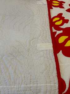 Couvre-lits Kantha Hawaïens faits main par des designers, couleur rouge et blanc, 2026, 100% coton, pour la maison, la décoration de la literie - Product Image 1