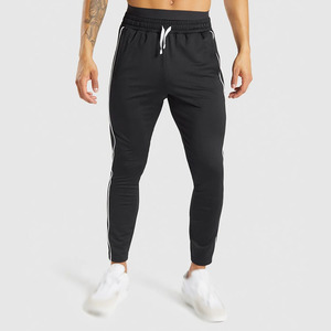 Ropa informal de moda para Fitness, diseño de rayas laterales, pantalones de gimnasio para hombre, pantalones de chándal para entrenamiento físico atlético para hombre - Product Image 1