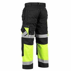Pantalones de Trabajo Casuales de Otoño, Unisex, Transpirables, Ecológicos, Impermeables, de Alta Visibilidad, Reflectantes, 100% Poliéster - Product Image 2