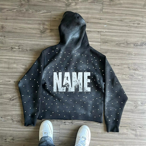 Sweat-shirt à capuche personnalisé I Find You pour homme, coupe ample, coton French Terry, style décontracté automne - Product Image 2