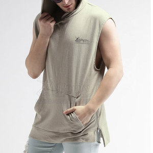 เสื้อฮู้ดดี้แขนกุด ผ้าคอตตอนผสม คุณภาพดีเยี่ยม ใช้งานได้ยาวนาน - Product Image 3