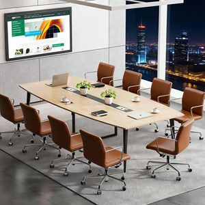 Tavolo da Conferenza Moderno a Forma di Barca - Product Image 1