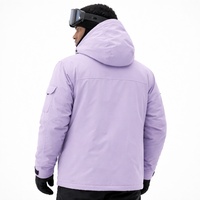 Veste de ski professionnelle personnalisée, chauffante, imperméable, respirante, à capuche, avec fermeture éclair Polartec, coupe-vent, Primaloft