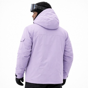 เสื้อแจ็คเก็ตสกีแบบมีฮู้ดกันน้ำรุ่นล่าสุด -Tex พร้อมฉนวนกันความร้อน Primaloft ป้องกันลม เสื้อผ้าฤดูหนาว ผลิตแบบ OEM - Product Image 4