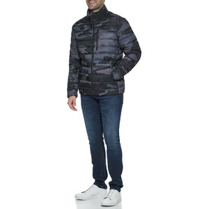 Nueva Chaqueta Acolchada Casual de Invierno para Hombre, Ropa de Exterior Personalizada con Cuello Alto y Logotipo Frontal, Diseño de Burbujas - Product Image 3