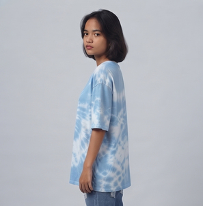 Women Acid Wash T-Shirt Oversized Cotton Crew Neck Casual Vintage Streetwear Drop Shoulder Short Sleeve Summer Ladies T Shirts - Product Image 5