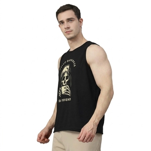 Chaleco Deportivo de Verano para Hombre, Camiseta sin Mangas de Algodón, Corte Ajustado, Estilo Casual, Transpirable - Product Image 2