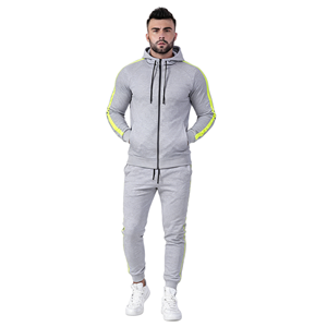 Nouvel arrivage personnalisé : Survêtement de football pour hommes, en molleton technique zippé, uni, avec logo, style jogging, effet délavé et vieilli - Product Image 6