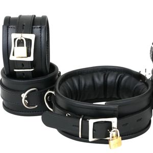 Esposas de Cuero Resistentes con Hebilla de Acero de 4.5cm de Ancho, Remaches con Impresión por Transferencia de Calor y Anillos en D - Product Image 2