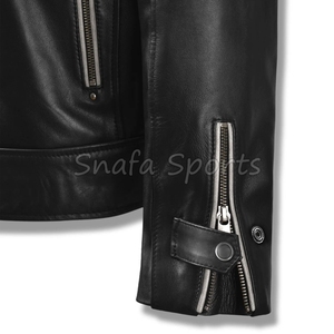 <b>Genuine</b> <b>Leather</b> <b>Jackets</b> for Women Slim Fit Biker & Casual Styles OEM Supplier from Pakistan Custom Logo <b>Leather</b> <b>Jacket</b> - Product Image 4