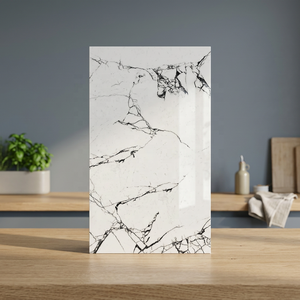 Revêtement de sol en marbre aspect marbre 120x60 de haute qualité Revêtement de sol en marbre SPC de style européen Rosalia Carrelage mural en céramique antidérapant blanc - Product Image 2