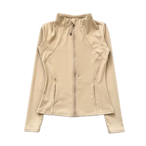 Chaqueta Deportiva de Manga Larga con Cierre y Cuello Alto para Mujer, Ropa Deportiva Ajustada para Yoga y Running, Transpirable y Cómoda - Product Image 3