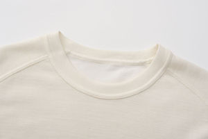 OEM Custom <b>Mens</b> Long Sleeve Merino Wool Soft O Neck T Shirt Premium Casual Knitwear - Product Image 5