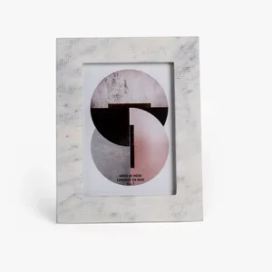 Luxury Marble Photo <b>Frame</b> for Gift 6x4 Inch Tabletop Decorative Picture <b>Frame</b> for Home Bedroom Office Decor - Product Image 5