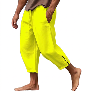 Pantalones Casuales Holgados para Hombre, Diseño Personalizado, de Poliéster, con Cordón Ajustable, Alta Elasticidad, Ecológicos, de Secado Rápido, Transpirables y con Múltiples Bolsillos - Product Image 2