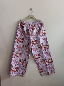 Nouveau pantalon de pyjama en coton Kantha imprimé fait main, confortable et relaxant pour homme et femme - Product Image 6