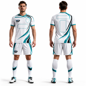 Performance <b>Soccer</b> Uniform Sets Durable Quick Dry Fabric Heat Transfer Printing Custom Number and Name Club Teamwear - Product Image 1
