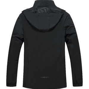 เสื้อแจ็คเก็ตฟลีซกันน้ำสำหรับผู้ชายแบบมีฮู้ด คุณภาพพรีเมียม ระบายอากาศได้ดี แห้งเร็ว ทรงหลวม ขายดี แฟชั่นใหม่ - Product Image 4