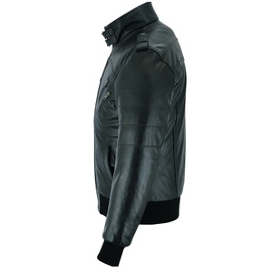 Chaqueta de Motociclista de Cuero Genuino para Hombre, Proveedor OEM, Logotipo Personalizado, Equipo de Protección para Motociclismo - Product Image 5