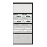 Carreaux muraux numériques en céramique 300x600mm Brillants Isolation thermique Aspect marbre moderne pour cuisine et salle de bain