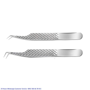 Pince à épiler pour extensions de cils, outil d'application à pointe fine pour les salons de beauté et les artistes en extensions de cils - Product Image 3