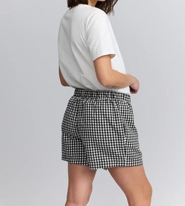 Ensemble T-shirt et short en coton pour femme, imprimé fruits, décontracté, été, deux pièces, au-dessus du genou, coupe régulière, tricoté, respirant - Product Image 6