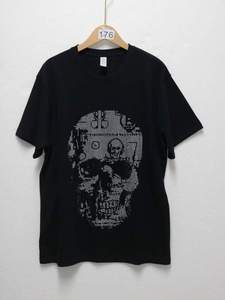 Camisetas de Lujo para Hombre con Calavera de Diamantes de Imitación, Camiseta Negra de Algodón Personalizada con Gráficos Brillantes, Estilo Urbano, Manga Corta, Venta al por Mayor OEM - Product Image 4