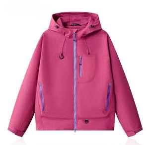 Chaqueta de Montañismo Impermeable y Cortavientos para Hombre y Mujer, Estilo Pareja, con Logotipo Personalizado Bordado, Precio de Fábrica de Bangladesh y China - Product Image 3