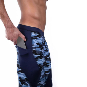 High Quality Customized Sports Fitness Leggings <b>Men's</b> <b>Compression</b> <b>Tights</b> Custom Sublimated Workout <b>Tights</b> Leggings <b>for</b> Sale - Product Image 4