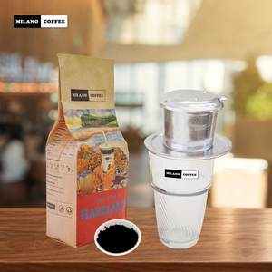 กาแฟเฮเซลนัทแบบดั้งเดิม 250 กรัม กาแฟมิลานา อาราบิก้า คั่วกลาง บดละเอียด - Product Image 1