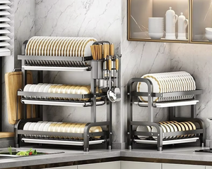 OEM/ODM The Best Factory Price Household Kitchen Dish <b>Drying</b> <b>Rack</b> Kitchen-specific Countertop Draining <b>Rack</b> - Product Image 3