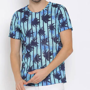 T-shirts pour hommes de haute qualité 100% polyester respirant, tissu polyester de qualité supérieure, couleur personnalisée, t-shirt à sublimation - Product Image 1