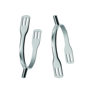 Espuelas Inglesas de Acero Inoxidable (1 Par) con Vástago, para Entrenamiento de Equitación para Adultos, Hombres y Mujeres - Product Image 2