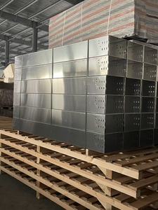 รางเคเบิลเหล็กกล้าไร้สนิม 304 ขนาด 200x100 - รางเหล็กสำหรับเดินสายไฟในโรงงานและงานก่อสร้างอาคาร - Product Image 4