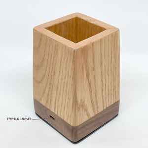 Porte-stylo personnalisé en bois de pin poli avec un motif naturel et un thème d'amour pour la décoration et les cadeaux de fêtes - Product Image 5