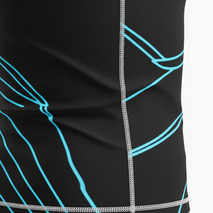 Unisex Rash Guard Long Sleeve Swim Shirt Quick Dry Compression UPF 50+ Eco-Friendly Anti-Bacterial Spandex/Polyester <b>Surfing</b> - Product Image 6