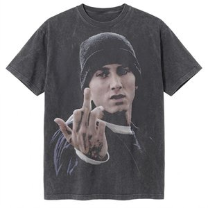 New High Sales Women's Custom Printed Logo Oversized Acid Washed Tees Soft Lightweight Summer T-Shirts <b>Bulk</b> Drop Shoulder Sleeve - Product Image 1