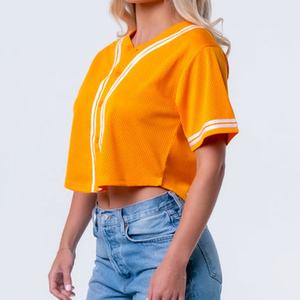 Camiseta de Béisbol para Mujer, Cuello en V, Transpirable, Talla Grande, con Nombre, Logotipo, Sublimación de Liga, Bordado para Equipos Escolares, Aficionados y Equipos - Product Image 1