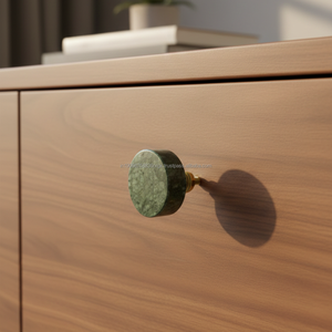 Poignée et bouton de meuble en marbre vert AG Elements |   Quincaillerie de meubles durables et écologiques pour cuisine et chambre - Product Image 1