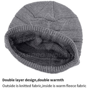 Gorros Innovadores de Tela Elástica, Gorro Tejido Cálido, Transpirable, Informal, Accesorio de Moda para Exteriores, Gorros Modernos - Product Image 6