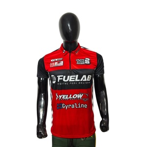 Conception personnalisée, 100% polyester, tricoté, impression numérique, séchage rapide, chemises de course pour hommes, respirantes, course, OEM BSB - Product Image 4