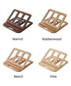 <b>Foldable</b> Wooden Laptop Stand Adjustable Tabletop <b>Desk</b> Holder Portable Work and Travel Riser - Product Image 2